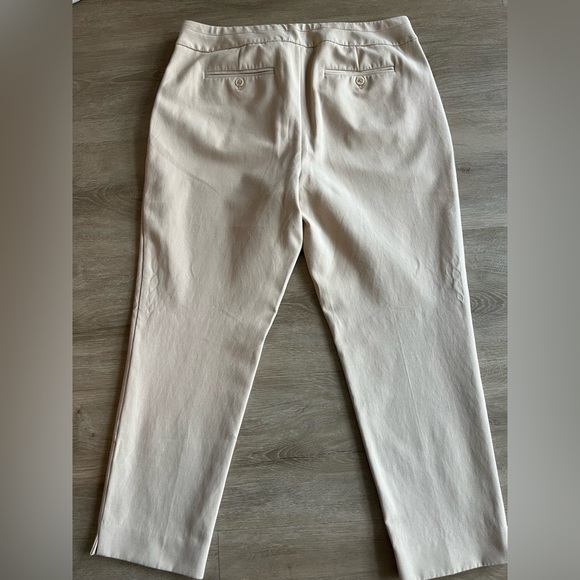 Chico's Tan Pants SZ 14 NWOT - Picture 5 of 5